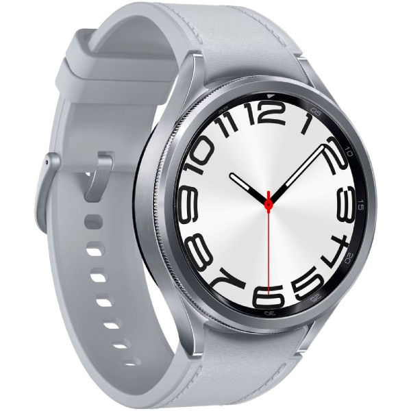Samsung Galaxy Watch6 Classic LTE 47 mm (SM-R965F) Silber Fitnessuhr Smartwatch