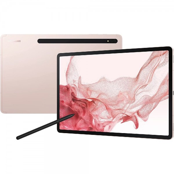 Samsung Galaxy Tab S8+ PLUS Tablet 256GB WiFi (SM-X800) 12,4 Zoll Pink Gold