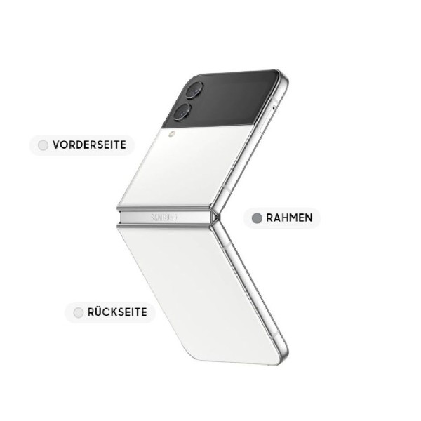 Samsung Galaxy Z Flip 4 Bespoke Edition 256GB SM-F721B Silver/White Smartphone