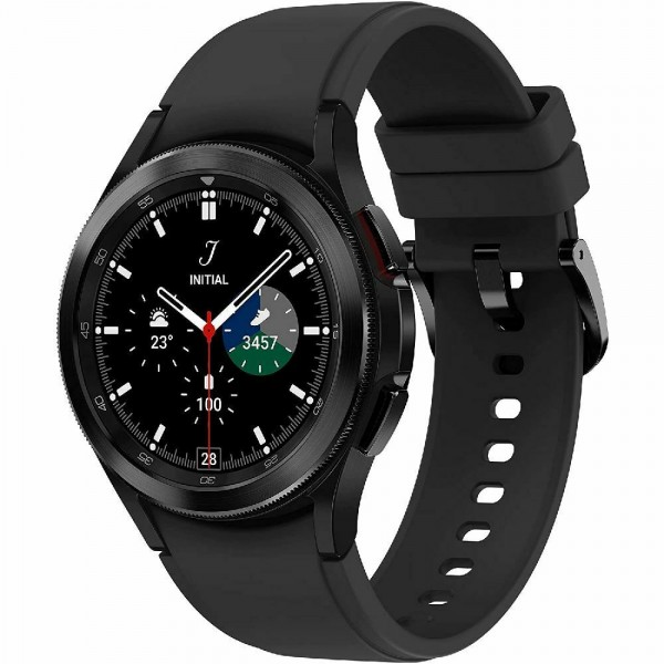 Samsung Galaxy Watch4 Classic LTE 42 mm (SM-R885F) Schwarz Fitnessuhr Smartwatch