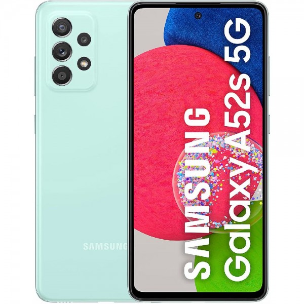 Samsung Galaxy A52s 5G SM-A528 (6.5 Zoll) 256 GB, Dual SIM, Android, Mint Smartphone