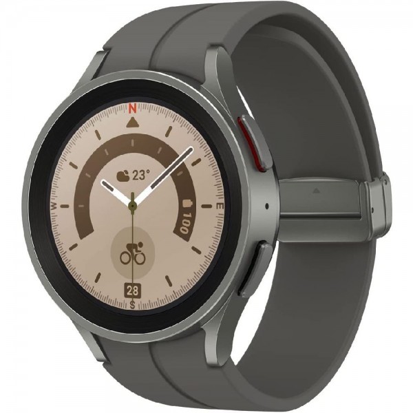 Samsung Galaxy Watch5 Pro (SM-R920) 45mm Bluetooth Smartwatch Gray Titanium